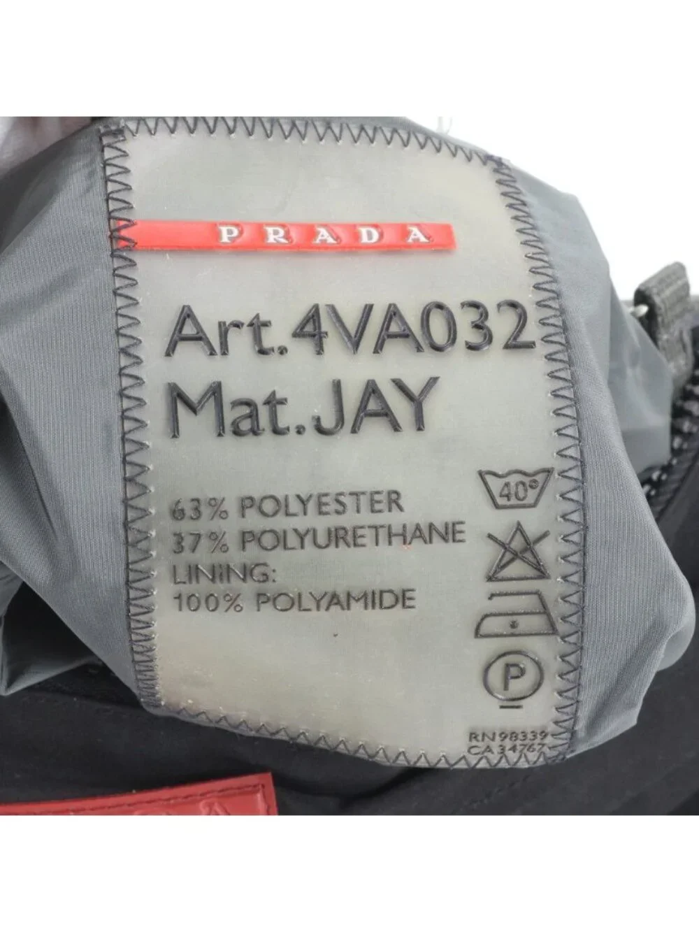 Prada Sports Shoulder Bag Crossbody Messenger Tote Black Rbm - Picture 8 of 8